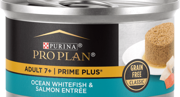 Purina Pro Plan Prime Plus Senior Adult 7+ Ocean Whitefish & Salmon Entrée Classic